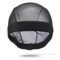 Transparent Black Mesh Dome Cap Para sa Paggawa ng Wig